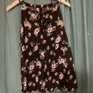 Floral Short Sleeve Tank